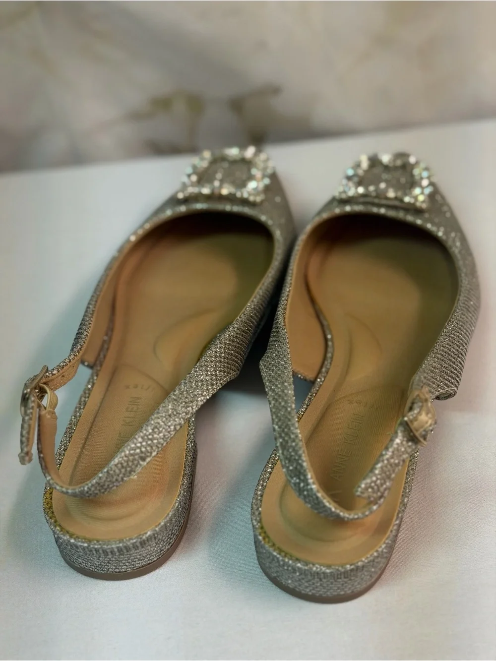Anne Klein sparkling pointed